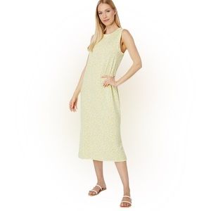 Bobeau🦎Collection Womens Ditsy Floral Sleeveless Side Split Dress🌵